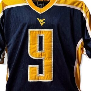 West Virginia Mountaineers #9 Steve & Barry’s ~ Vintage Jersey ~ Large ~ WVU